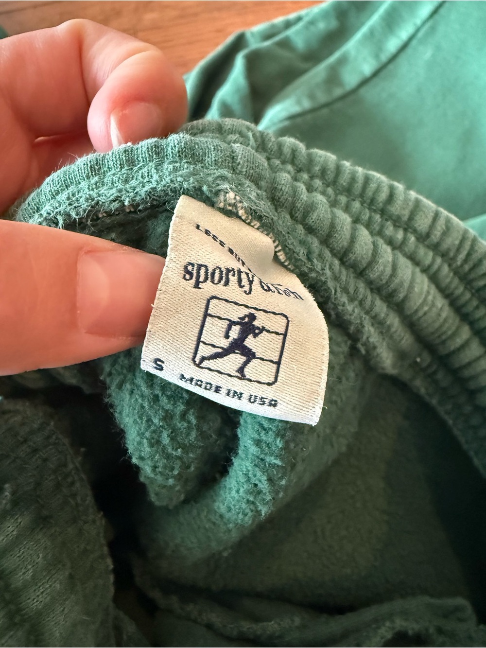 Sporty & Rich Wellness Green Crewneck Sweatshirt & Joggers Set - Picture 5 of 6